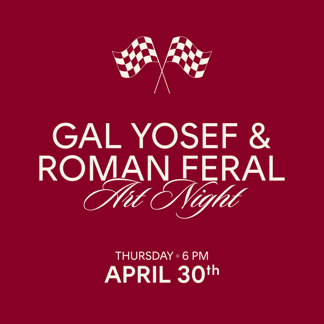 Miami - Art Night with Gal Yosef & Roman Feral