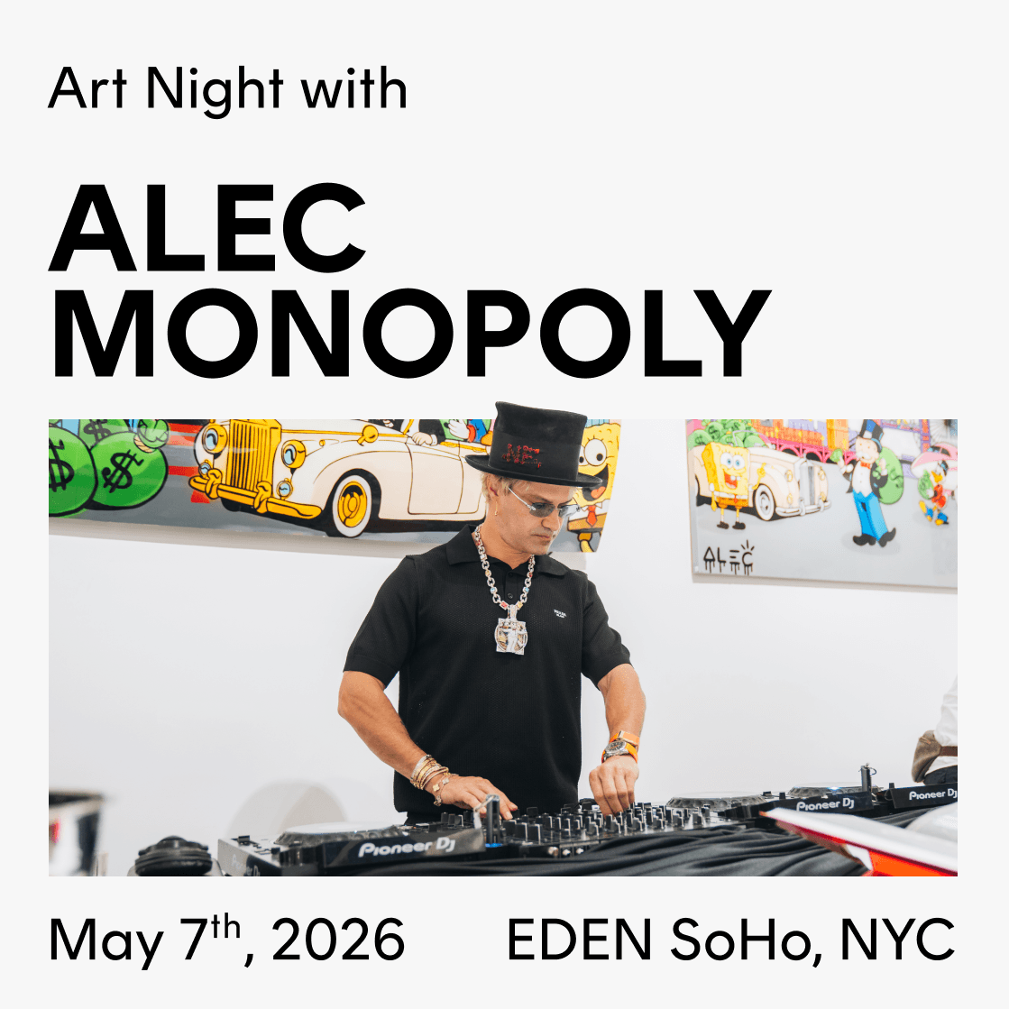 NYC: Art Night with Alec Monopoly