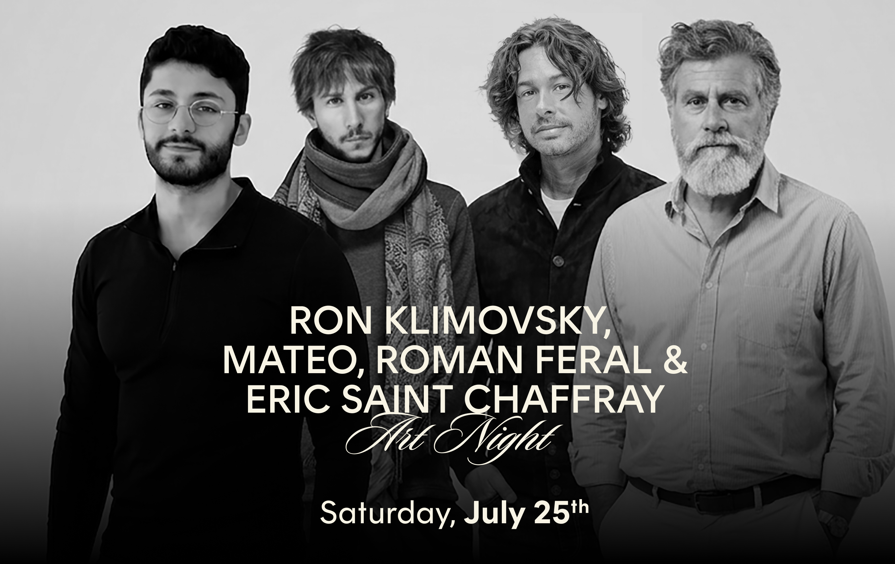 Saint Tropez: Art Night with Ron Klimovsky, Mateo, Roman Feral & Eric Saint Chaffray