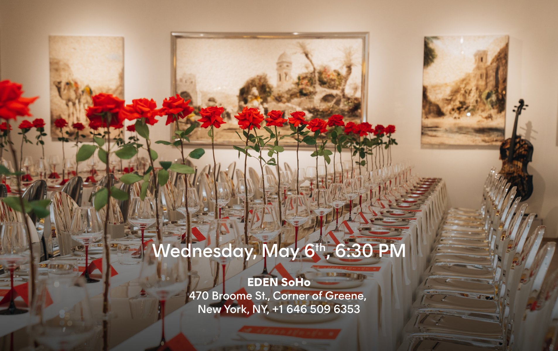 NYC: Exhibition Preview & Dinner - May 6th