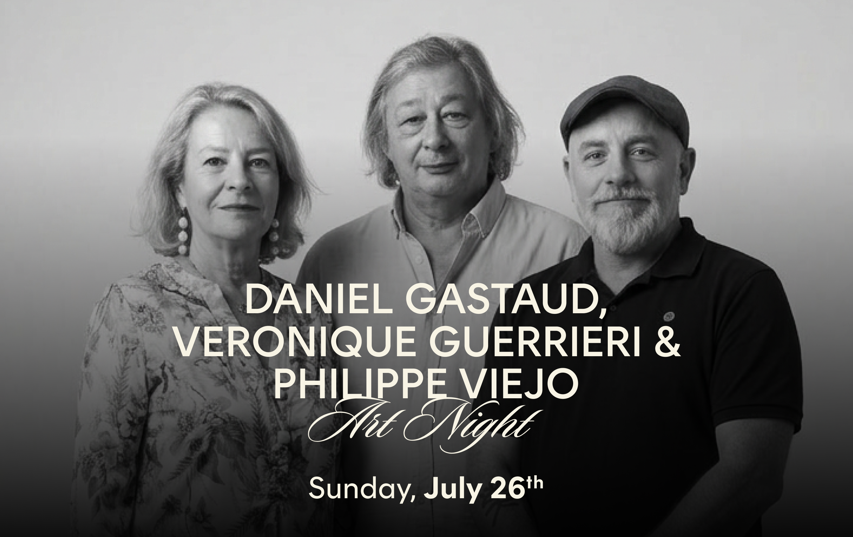 Saint Tropez: Art Night with Daniel Gastaud, Véronique Guerrieri & Philippe Viejo