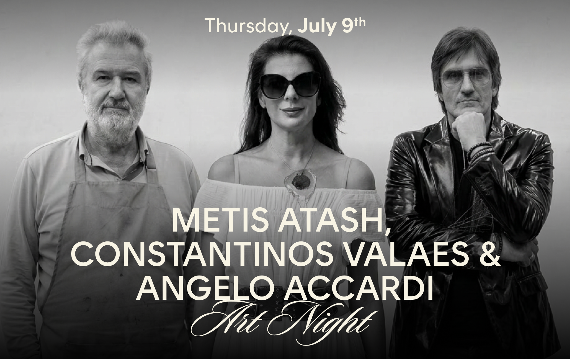 Saint Tropez: Art Night with Metis Atash, Constantinos Valaes & Angelo Accardi