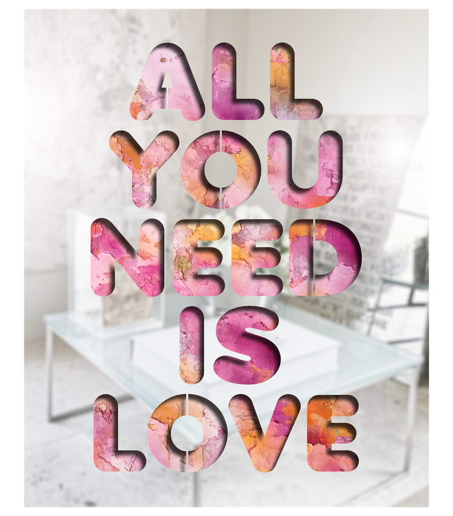 All You Need Is Love - Precious Pink Vertical