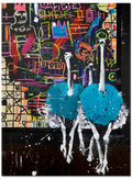 Three Ostriches and Basquiat