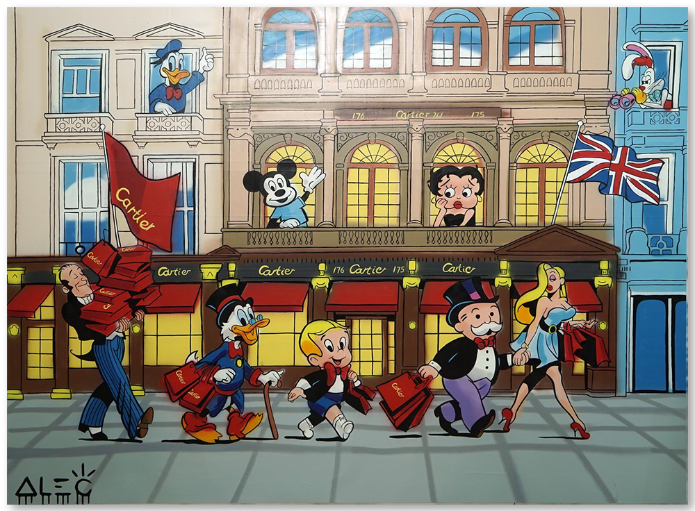 $ Team with Characters Shopping Date