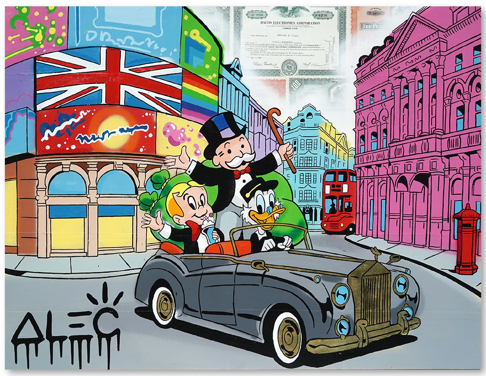 $ Team Driving Rolls by Picadilly Circus