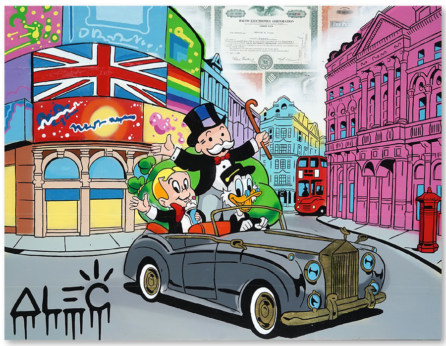 $ Team Driving Rolls by Picadilly Circus