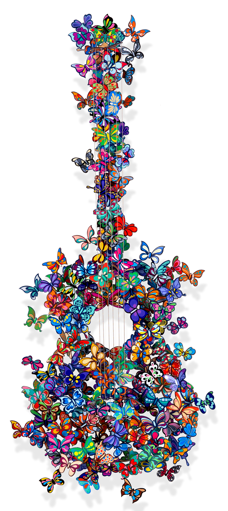 Butterfly Guitar Making Beautiful Music
