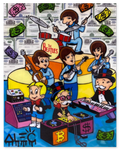 Monopz Team Playing with Beatles on Stage