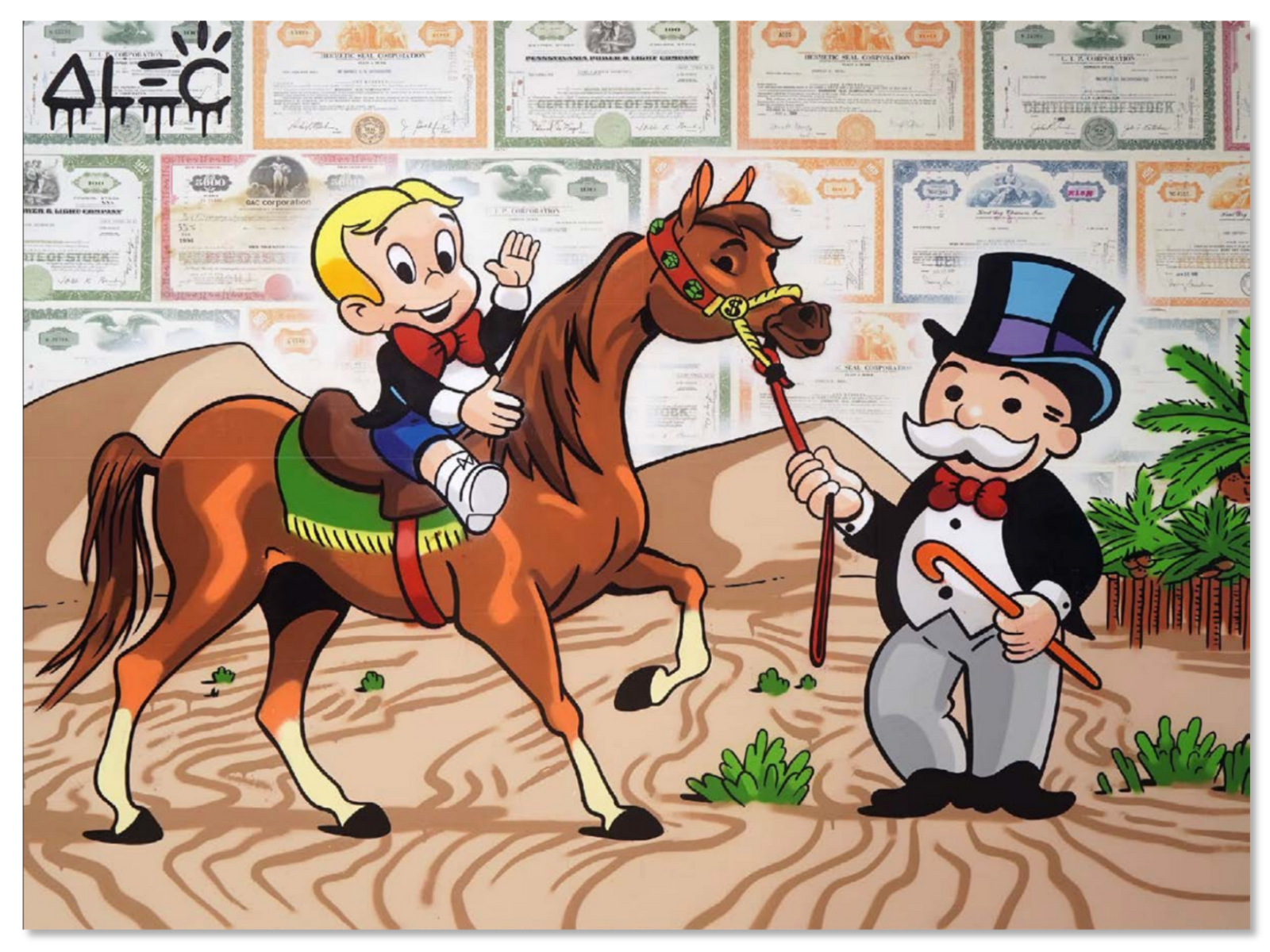 Richie Riding Horse and Monopoly in Desert
