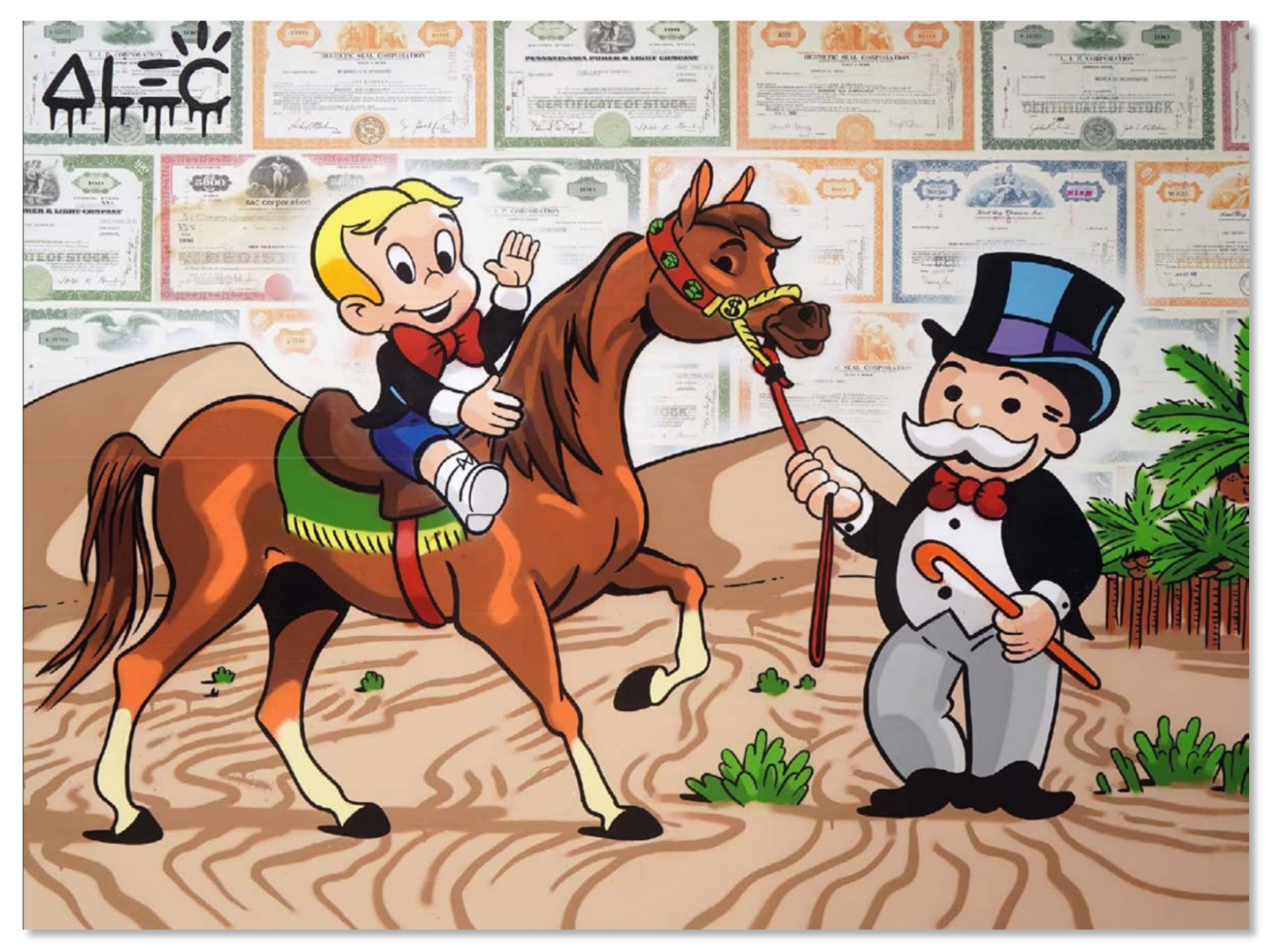 Richie Riding Horse and Monopoly in Desert