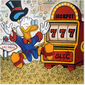 Scrooge Slot Machine Jackpot Win in LV