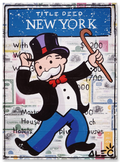 Title Deed, Monopoly Tripping Hat Cane up New York