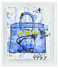 Monopoly Blue Bag Paper - Watercolor
