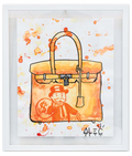 Monopoly $ Bag Orange Bag Paper - Watercolor