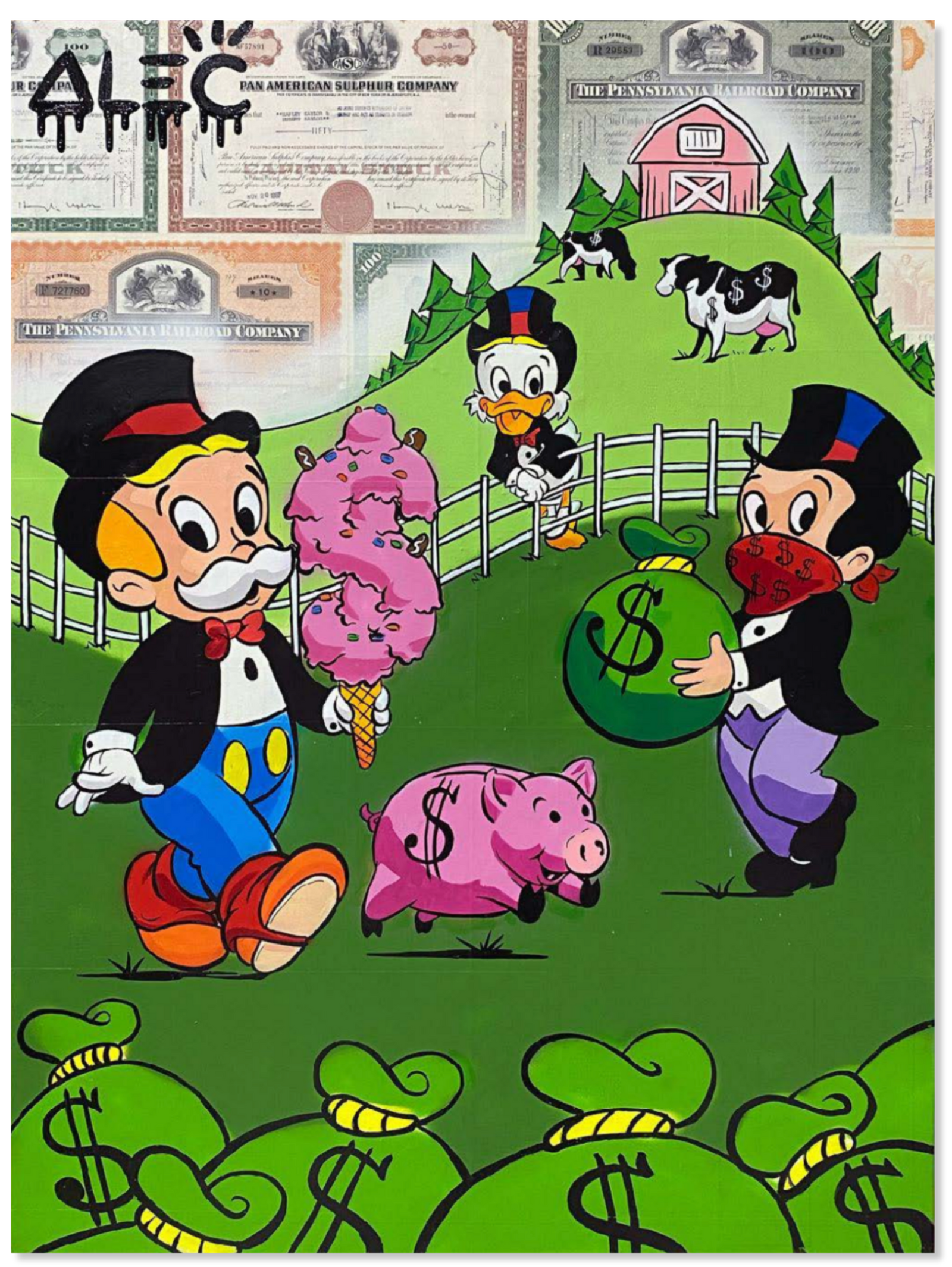 Mix up Characters with Piggy Bank $ Farming