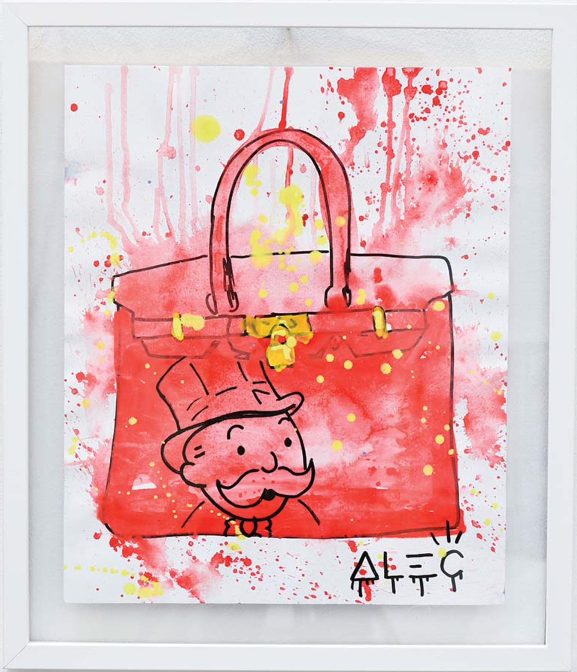 Monopoly Marker Red Bag Paper - Watercolor