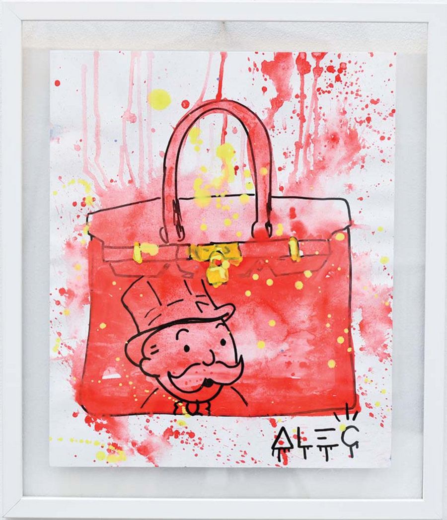 Monopoly Marker Red Bag Paper - Watercolor