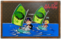Monopoly and Richie $100 Bill Windsurfing Trunk