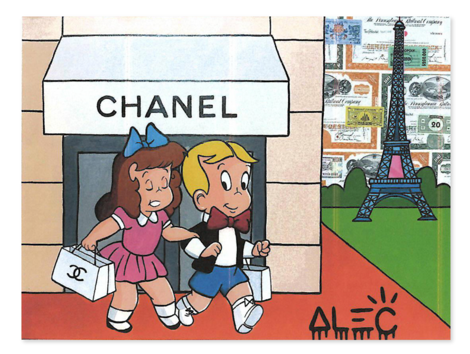 Richie Chanel Eiffel Tower Shopping Date