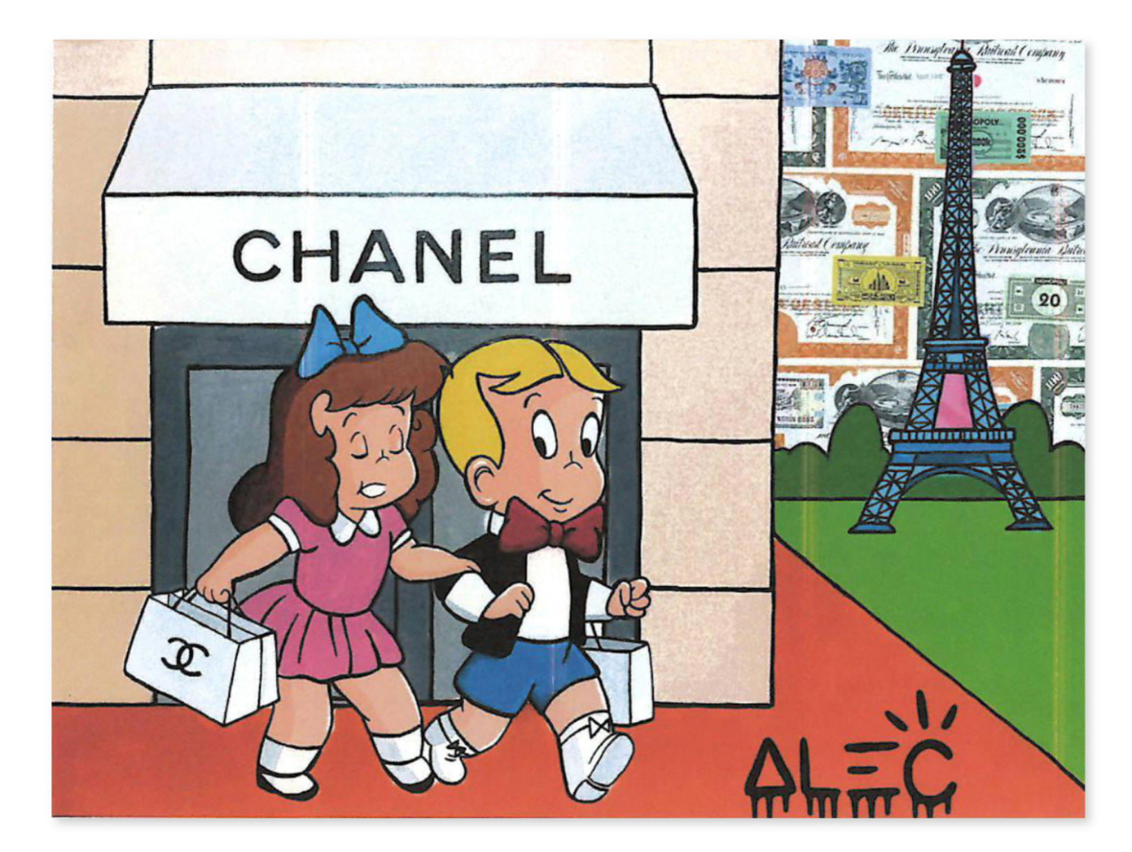 Richie Chanel Eiffel Tower Shopping Date