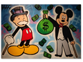 Monopoly Mickey Mouse with $ Bag