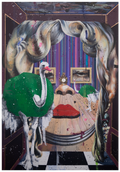 Mae West and Green Ostriches