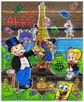 $ Team and Characters with Paris Building Trunk