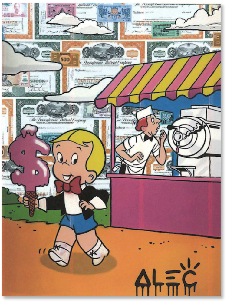 Richie $ Ice Cream Walk Away from Stall