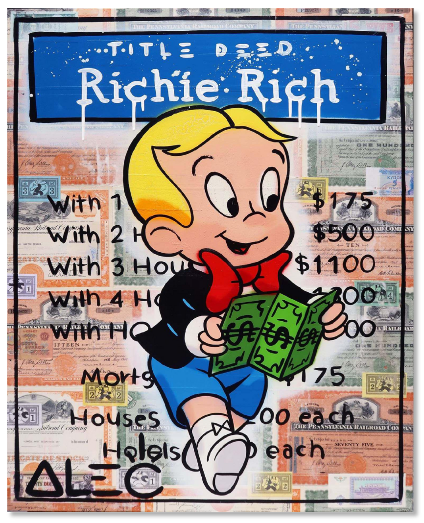 Richie Reading $ Pamphlet Richie Rich Title Deed