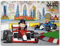 Monopoly Red and Richie Blue F1 Racing Dubai