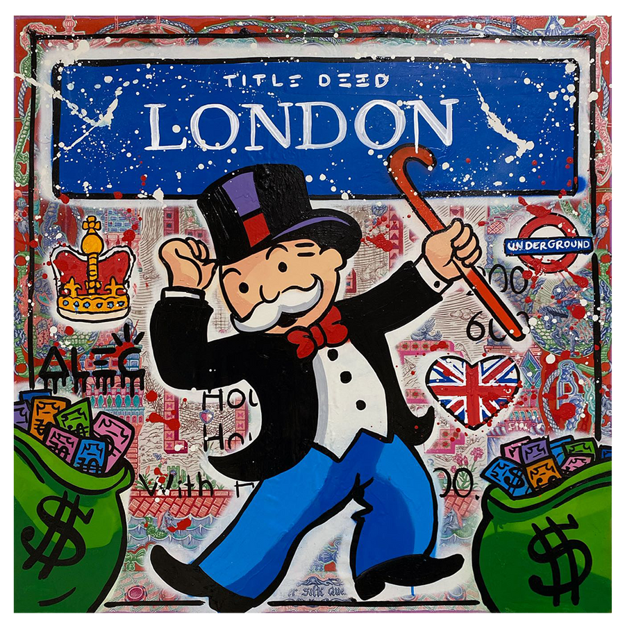 Monopoly Hat Tip London Scarf