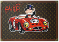Monopoly Driving Red Luxury Car 23 Trunk