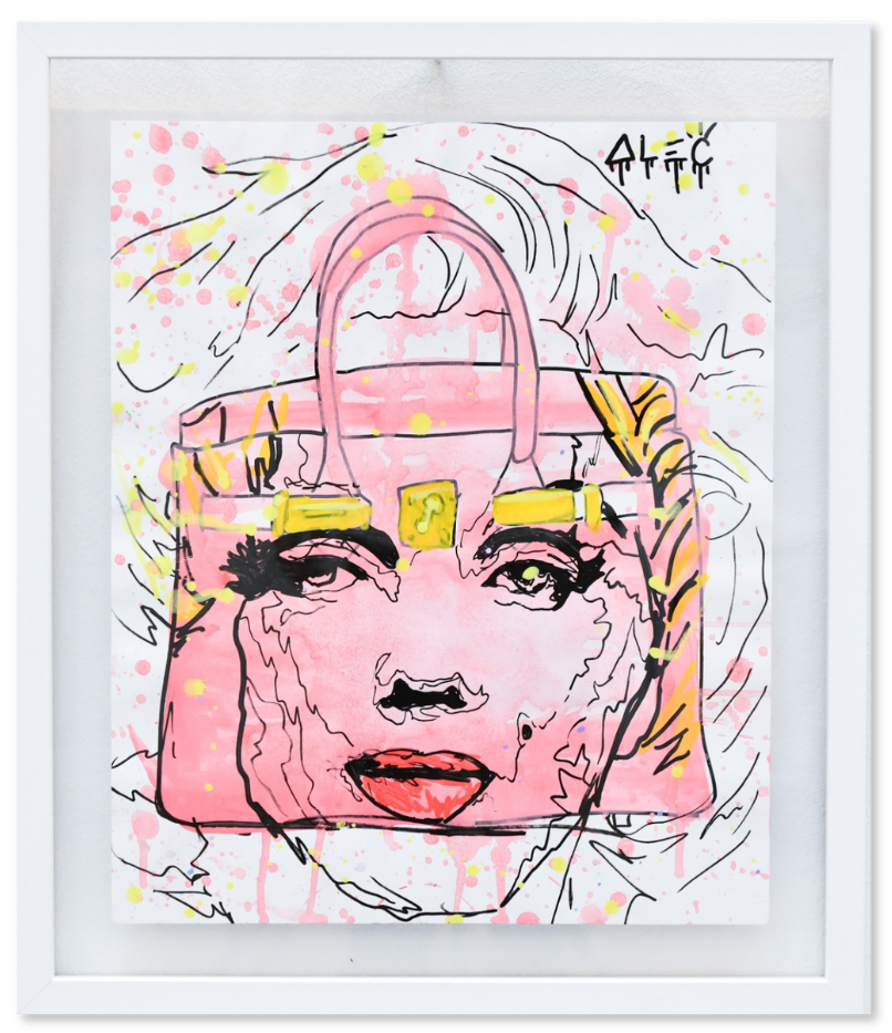 Blond Bombshell Icon Face Bag - Watercolor