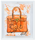 Monopoly Orange Bag Paper - Watercolor