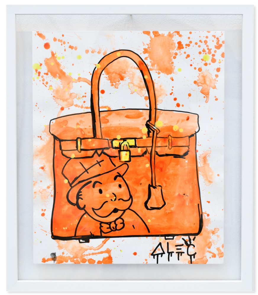 Monopoly Orange Bag Paper - Watercolor