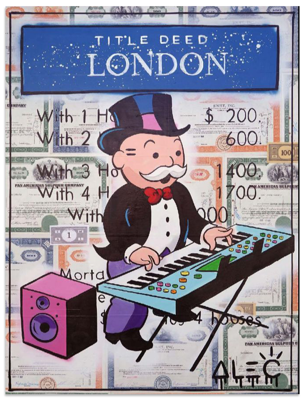 Monopoly Playing Keyboard London