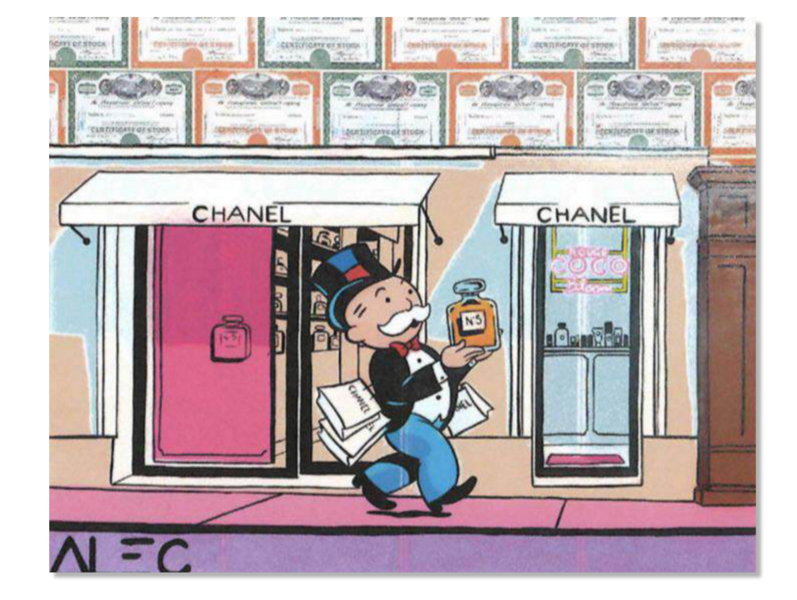 Monopoly Camelia Luxury Brand N.5 Shopping Trip
