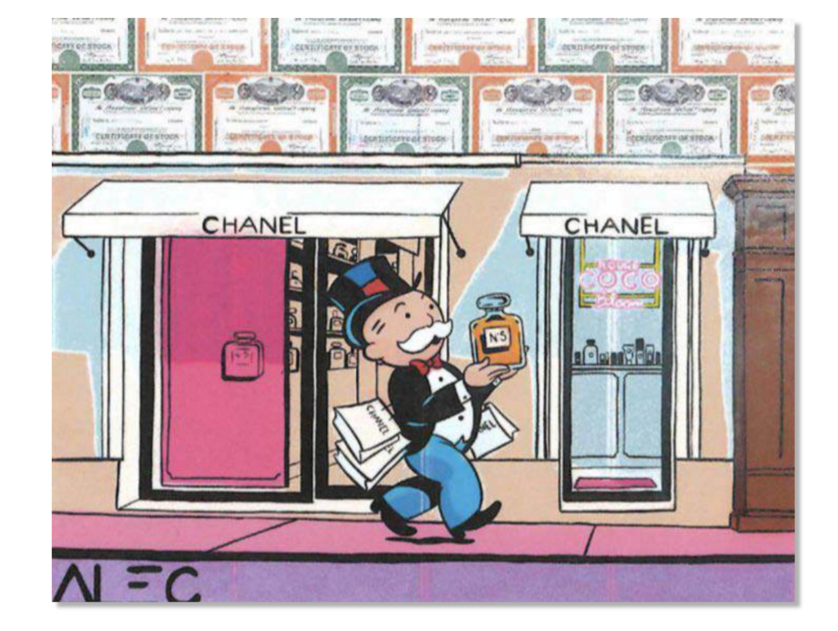 Monopoly Camelia Luxury Brand N.5 Shopping Trip