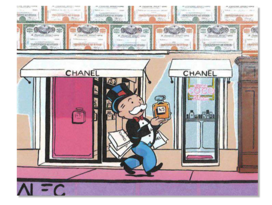 Monopoly Camelia Luxury Brand N.5 Shopping Trip