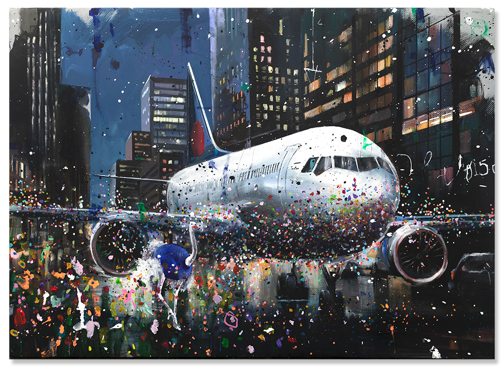 Flower Plane in NYC