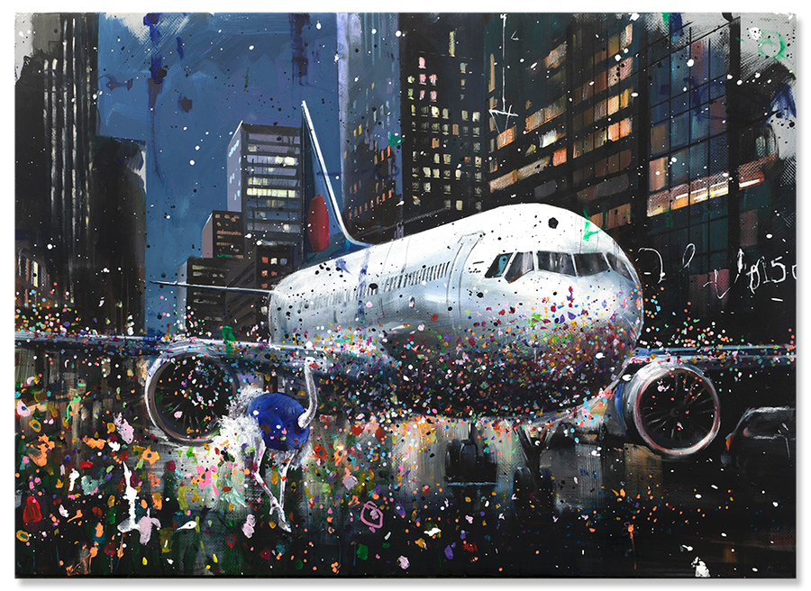 Flower Plane in NYC