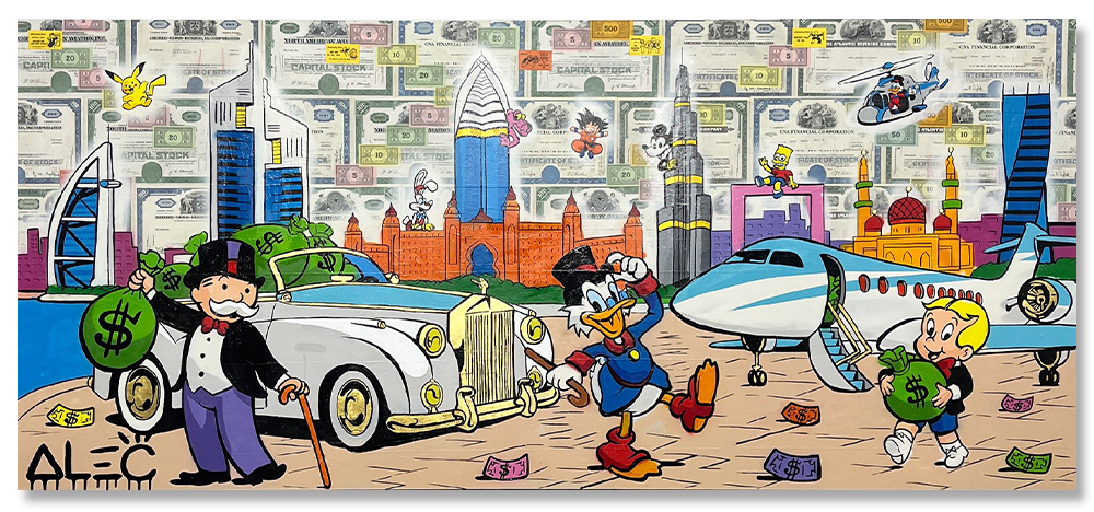 $ Team with Characters PJ Tarmac Dubai