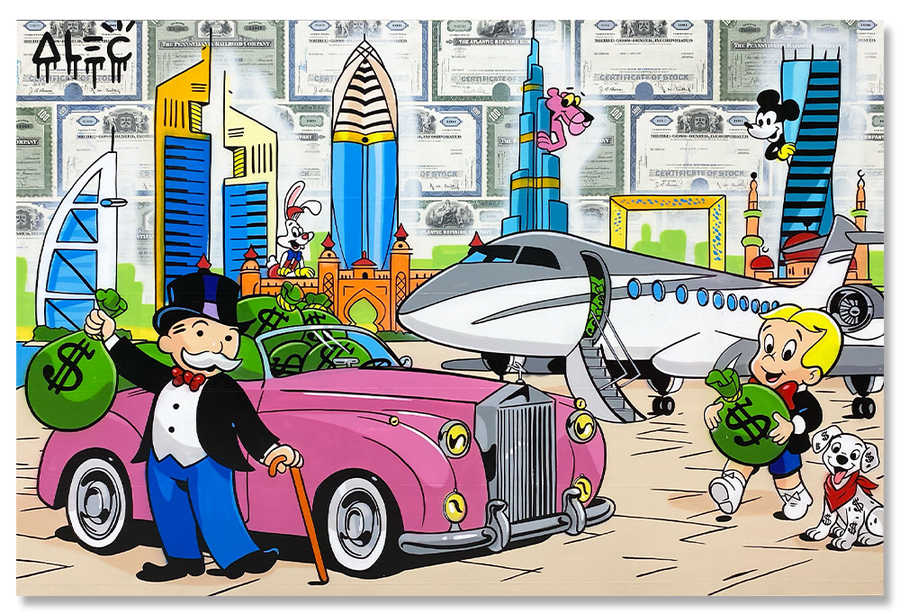 Monopoly and Richie with Characters PJ Dubai