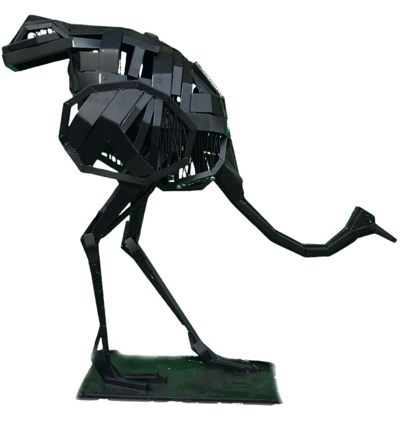 Ostrich Stand Low