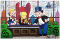 Monopoly & Richie in Mr Burn's Office