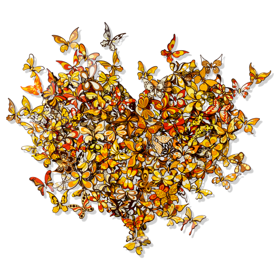 My Heart Is All a Flutter - Yellow