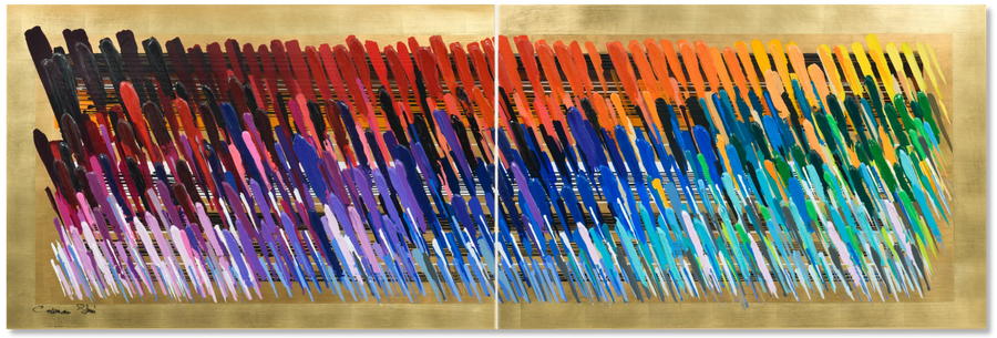 Golden Notes – Diptych