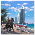 Dali Riding on Dubai Beach