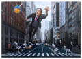 Flying Dali in NYC